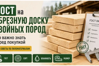 ГОСТ на обрезную доску хвойных пород: что важно знать перед покупкой