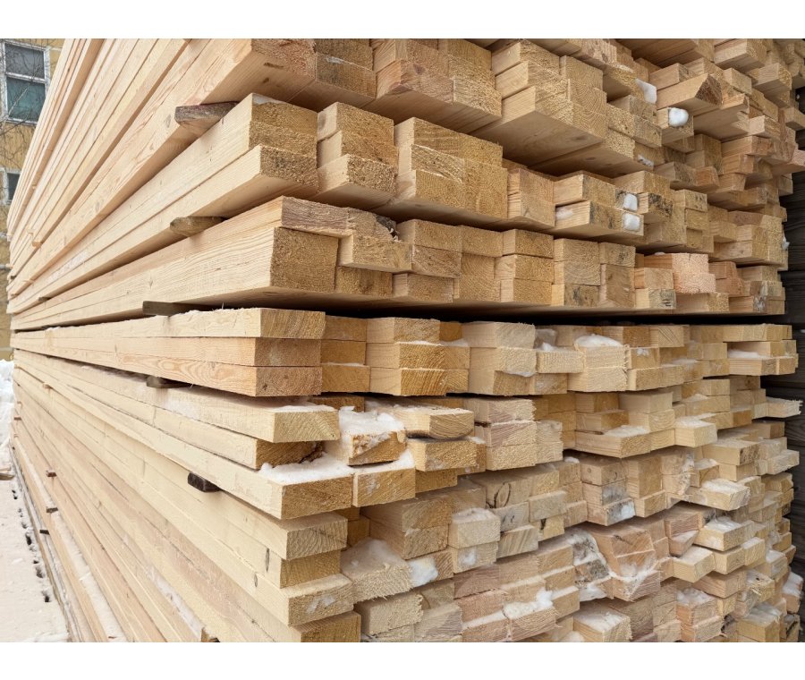 Доска обрезная 40х100х6000