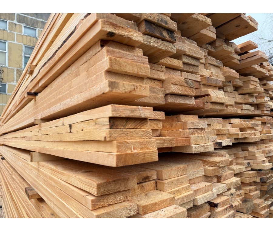 Доска обрезная 40х150х6000