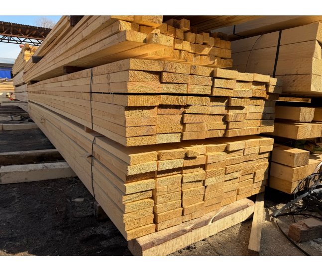 Доска обрезная 40х150х6000