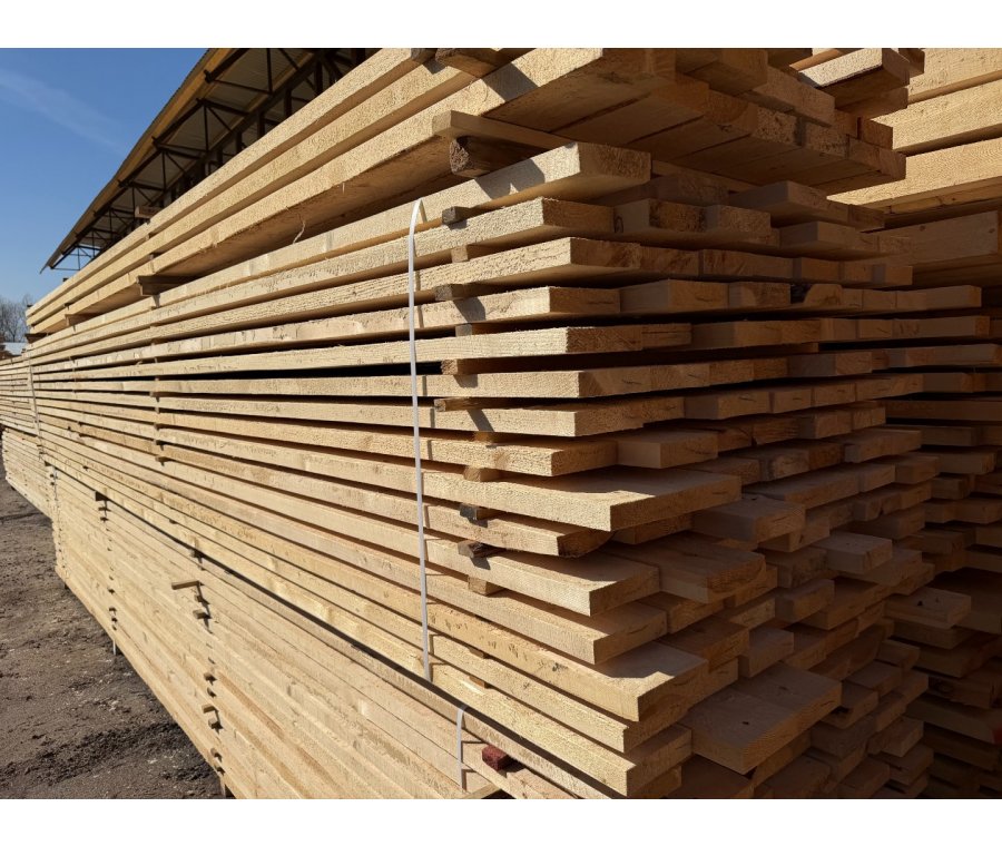 Доска обрезная 40х150х6000