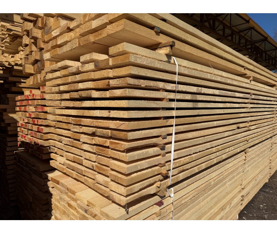 Доска обрезная 25х100х6000 (22х90х6000)