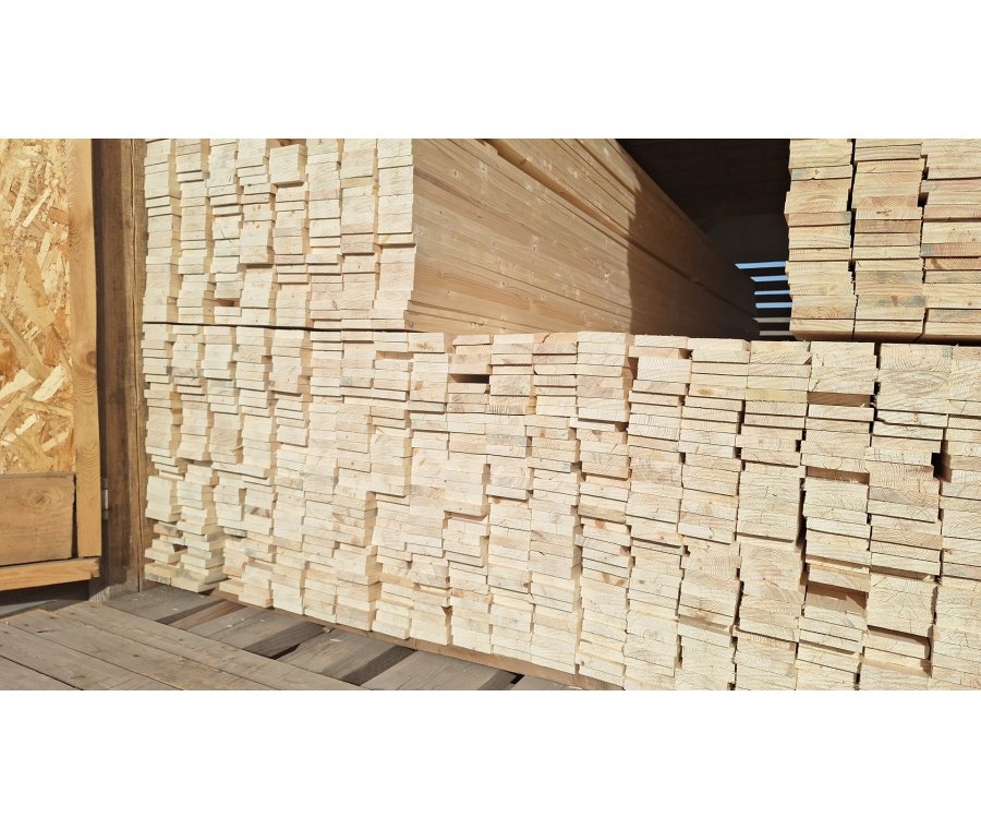 Доска  сухая строганная 20х110х6000