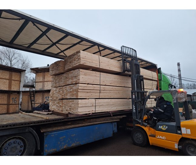 Доска сухая строганная 45х195х6000