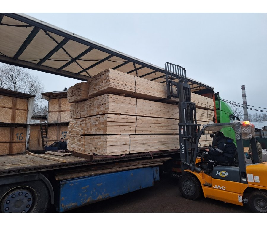 Доска сухая строганная 45х195х6000