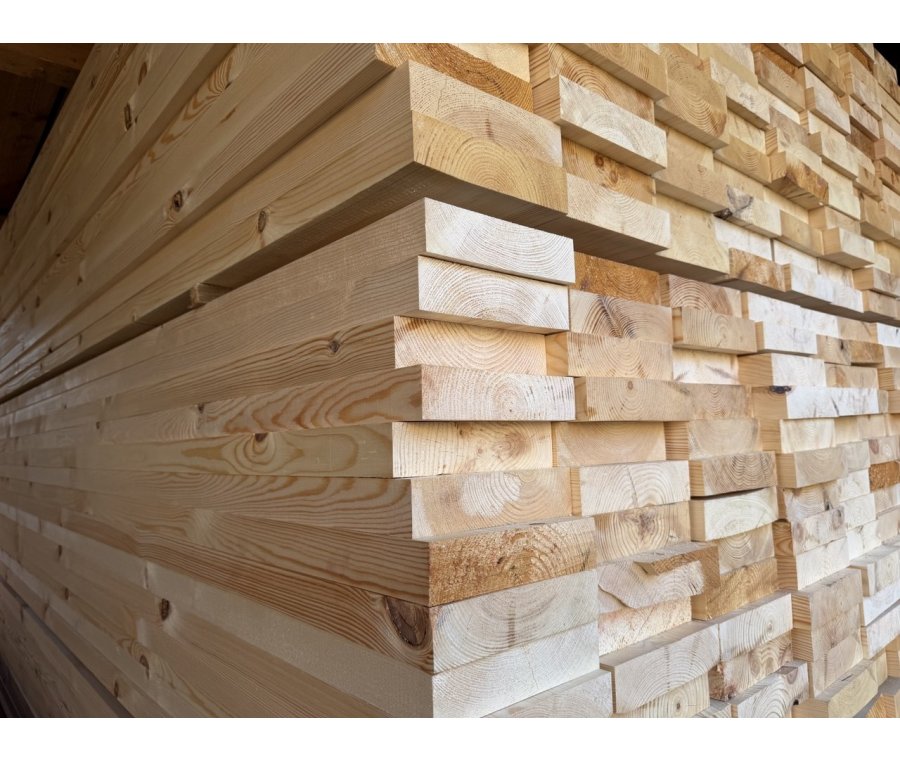 Доска сухая строганная 45х195х6000