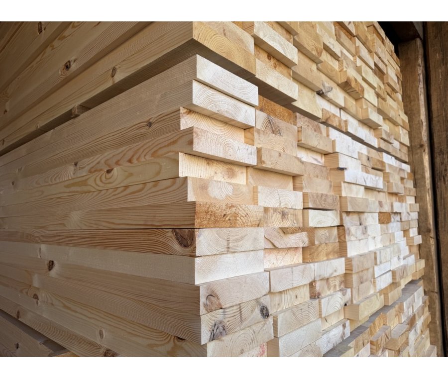 Доска сухая строганная 45х195х6000