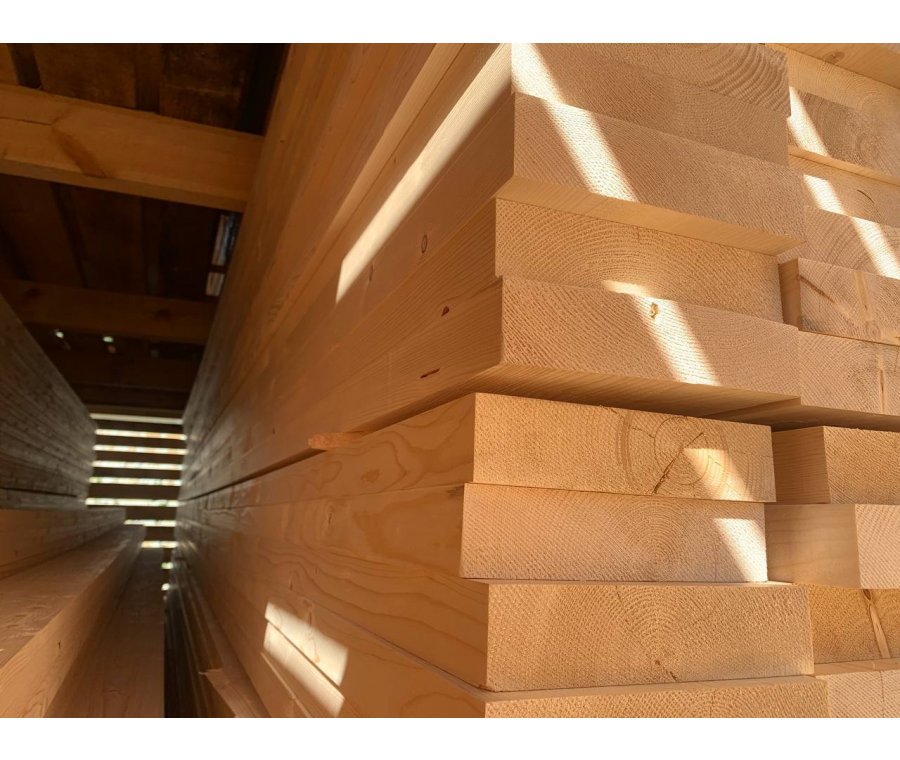 Доска сухая строганная 45х195х6000