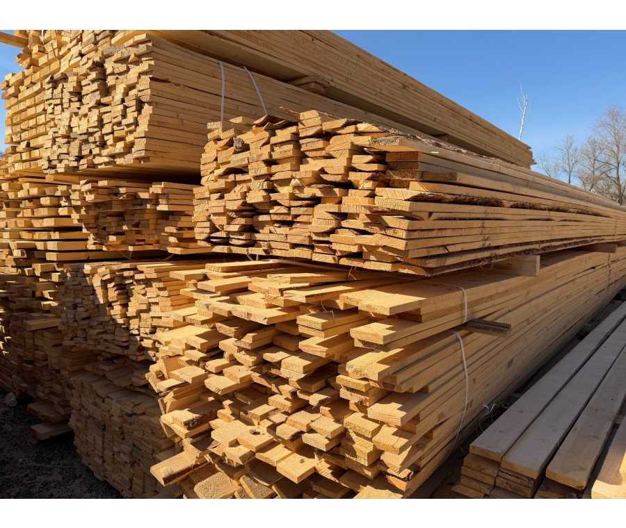 Доска обрезная 25х100х6000 2 сорт