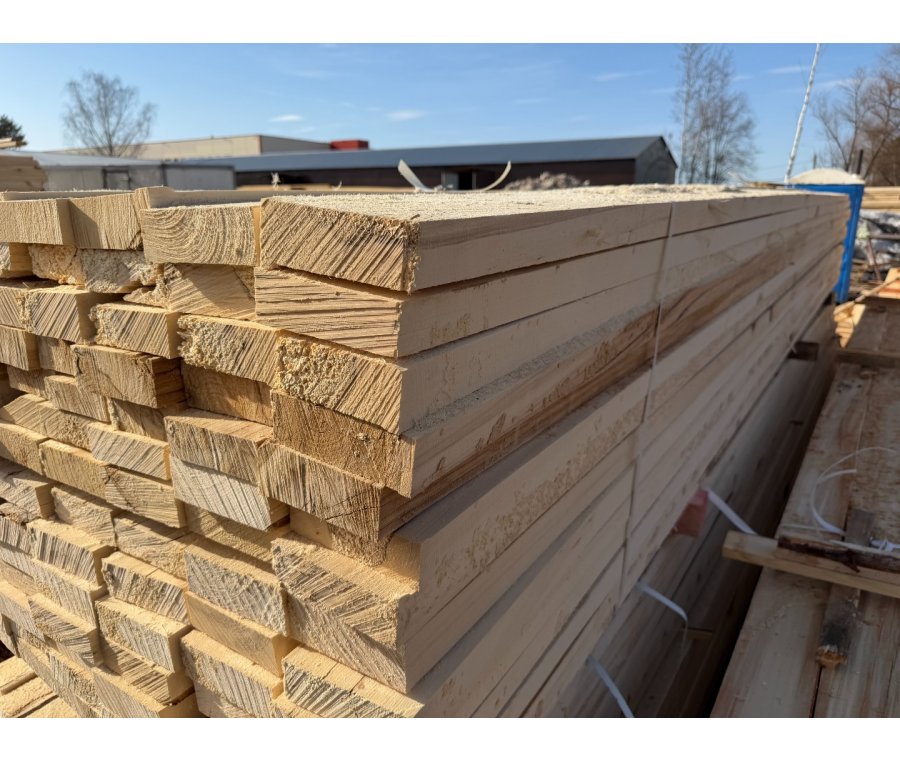 Доска обрезная из осины 50х150х6000