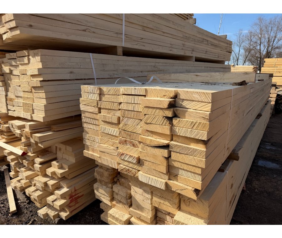 Доска обрезная из осины 50х200х6000