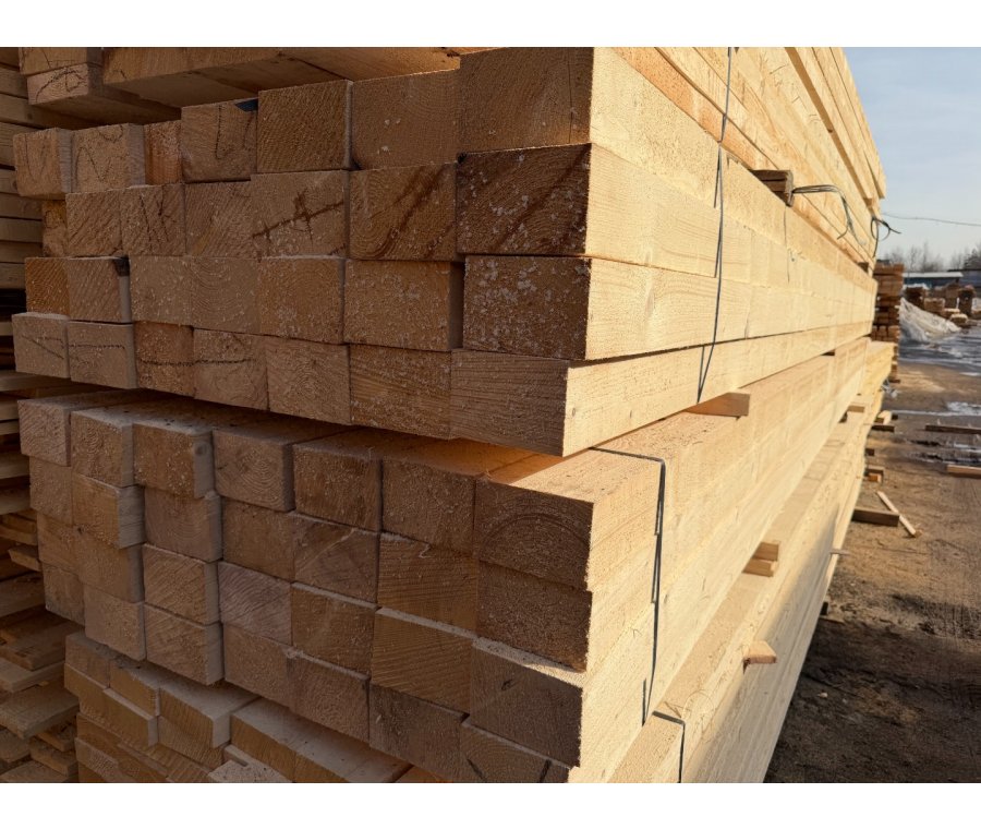 Обрезной брус 100х150х6000