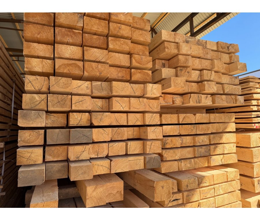 Обрезной брус 100х150х6000