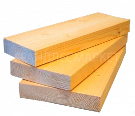 Доска сухая строганная 20х90х6000