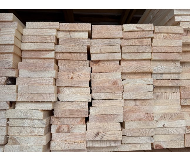 Доска сухая строганная 20х90х6000