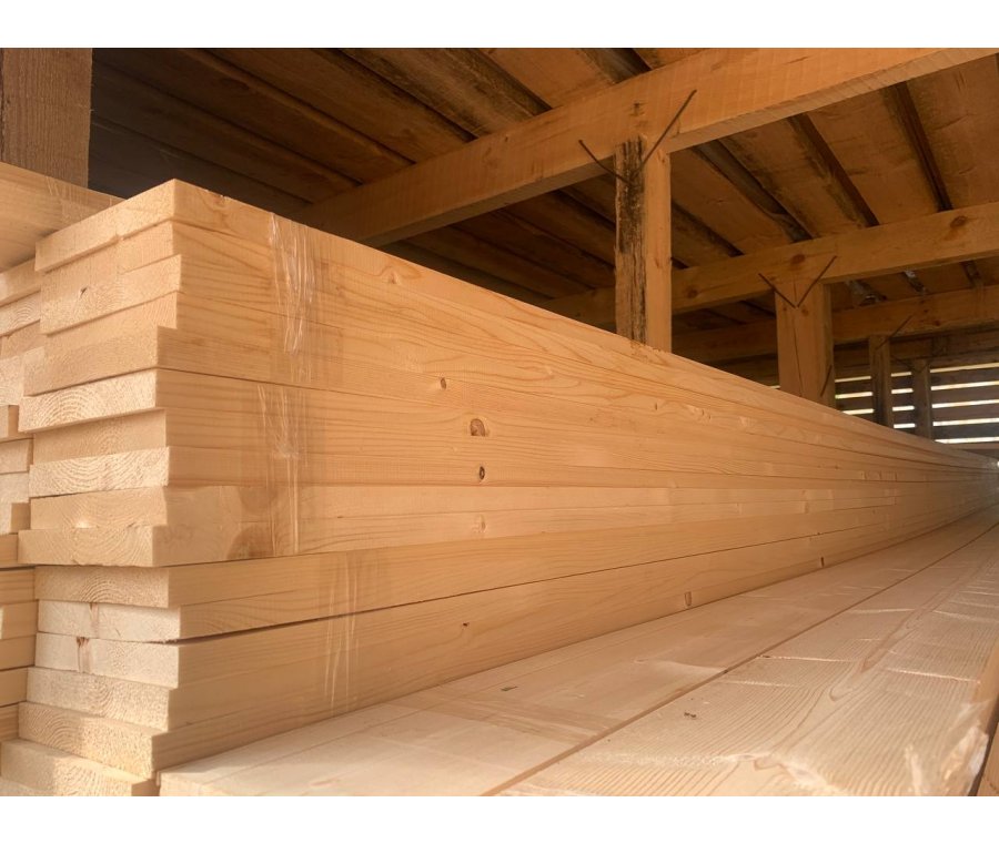 Доска  сухая строганная 20х120х6000