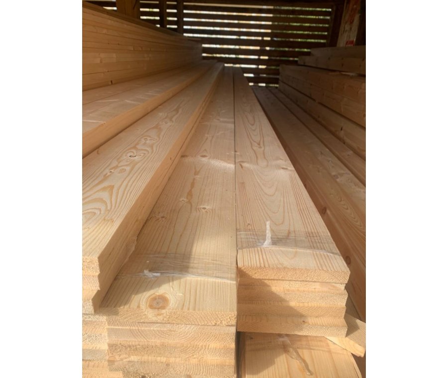 Доска  сухая строганная 20х120х6000