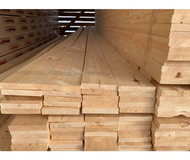 Доска сухая строганная 20х140х6000