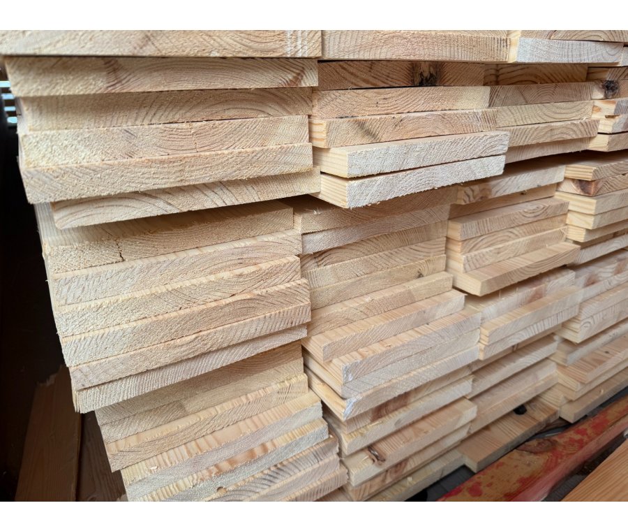 Доска сухая строганная 20х170х6000