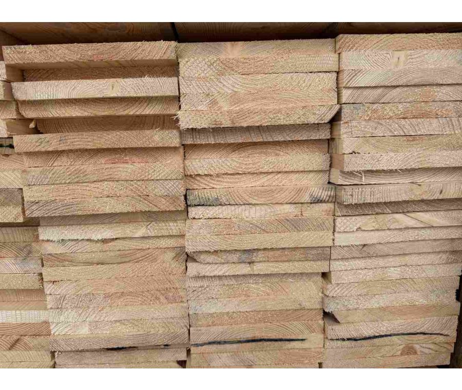 Доска сухая строганная 20х170х6000