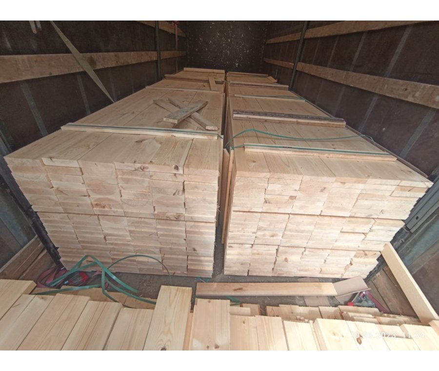 Доска сухая строганная 20х190х6000