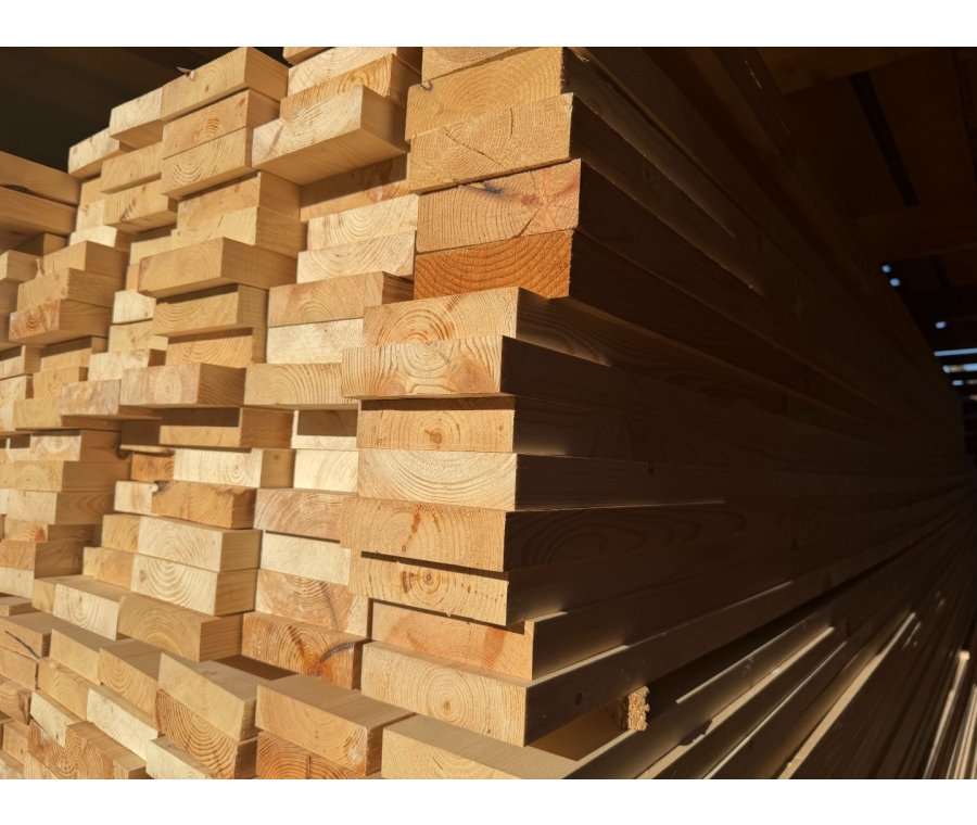 Доска сухая строганная 40х150х6000