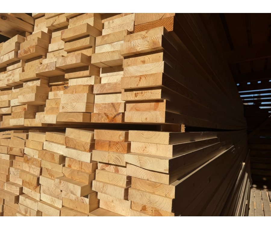 Доска сухая строганная 40х150х6000