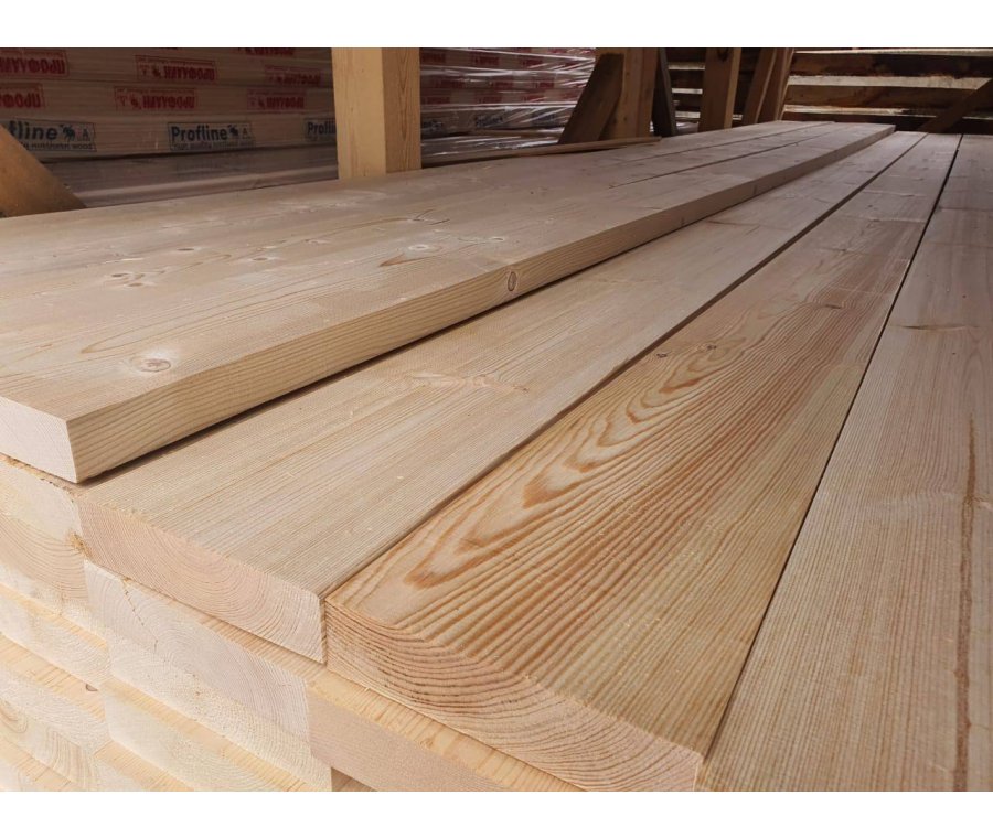 Доска сухая строганная 40х200х6000 (35х190х6000)