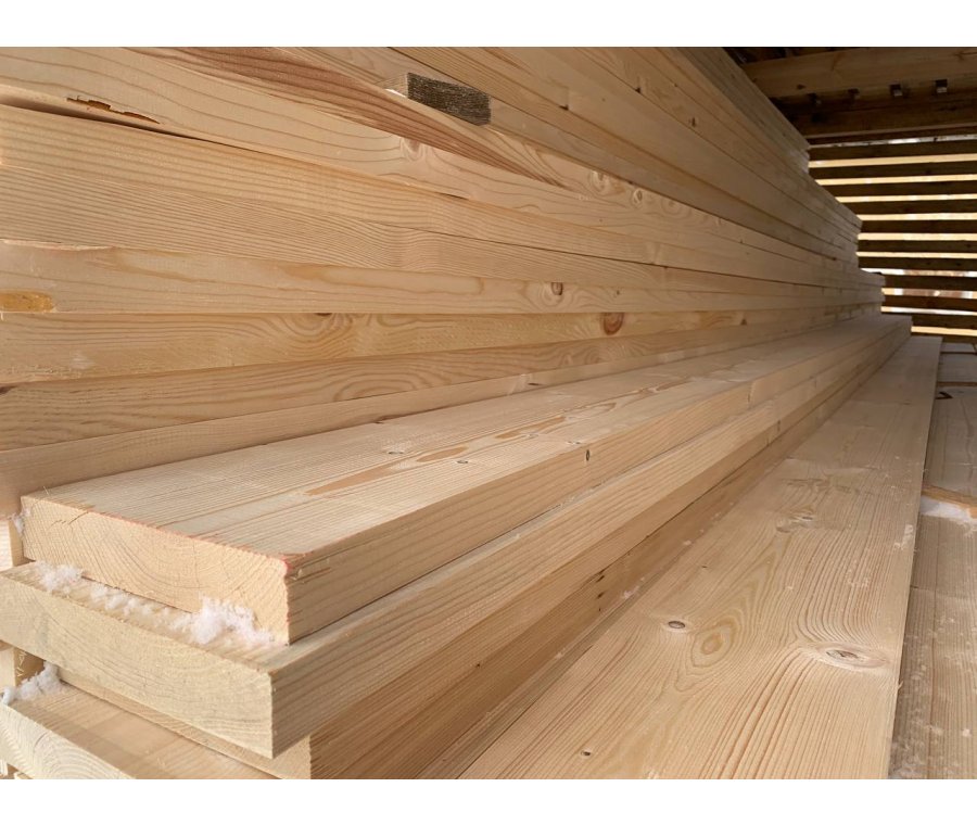 Доска сухая строганная 40х200х6000 (35х190х6000)