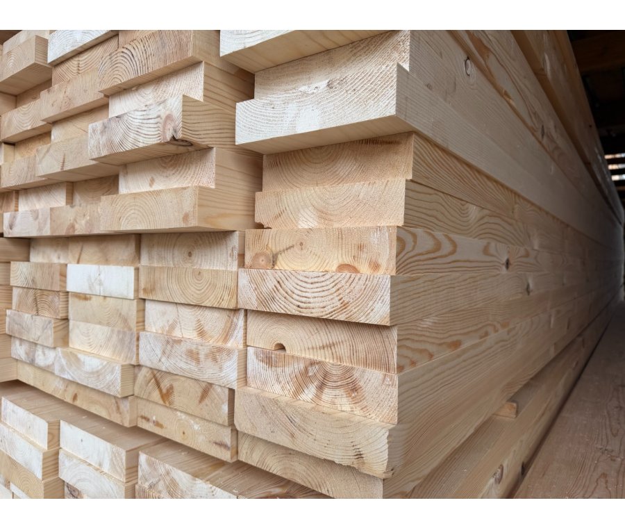 Доска сухая строганная 40х250х6000 (35х240х6000)