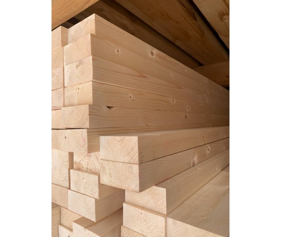 Доска сухая строганная 50х100х6000 (45х90х6000)