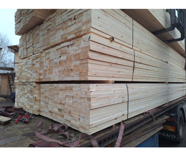 Доска сухая строганная 50х200х6000