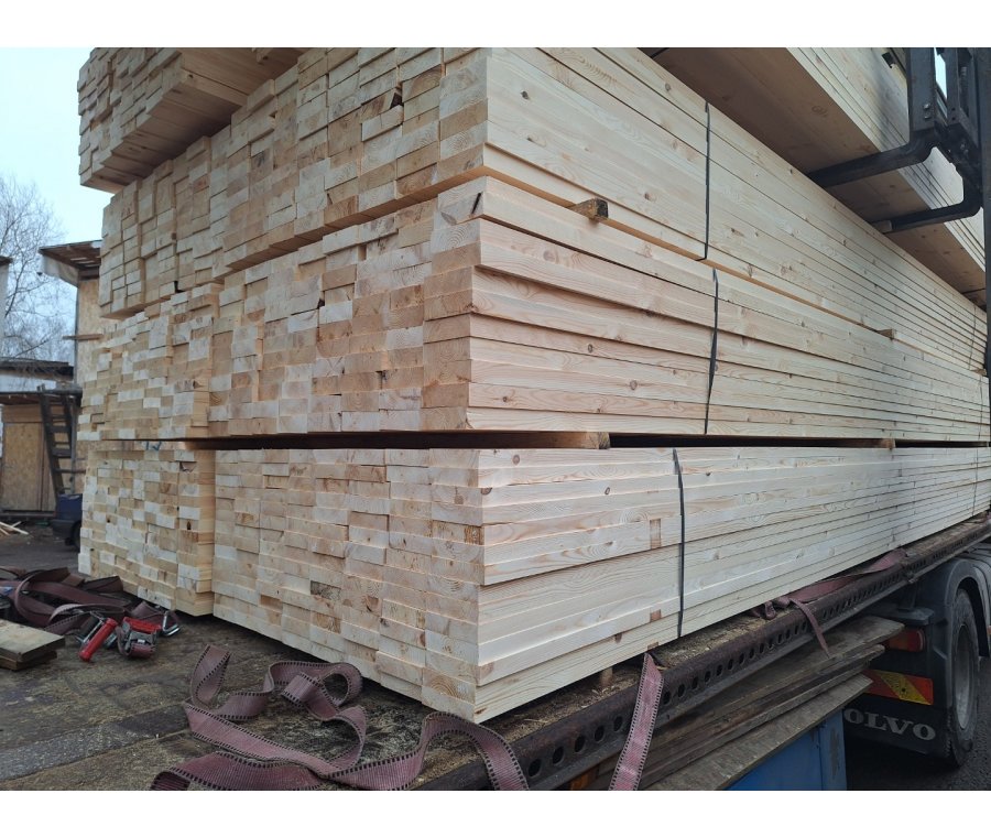 Доска сухая строганная 50х200х6000