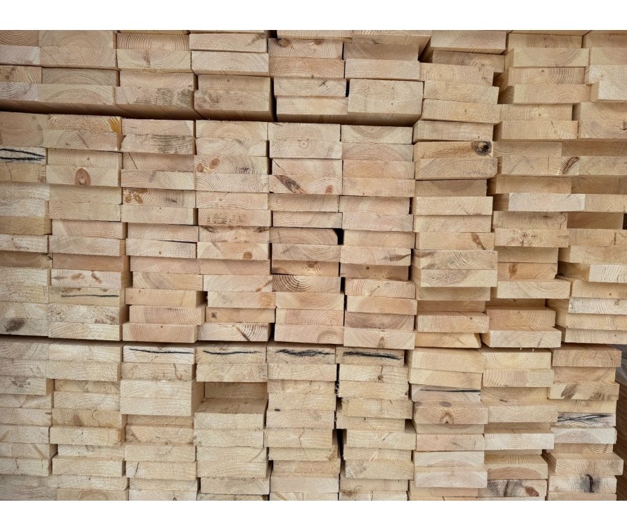 Доска сухая строганная 50х200х6000 (45х190х6000)