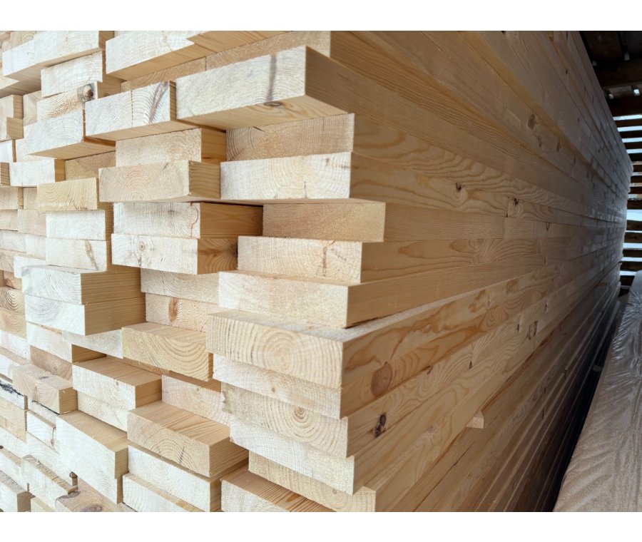 Доска сухая строганная 50х200х6000 (45х190х6000)