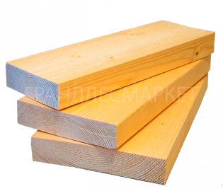 Доска сухая строганная 50х300х6000 (45х290х6000)