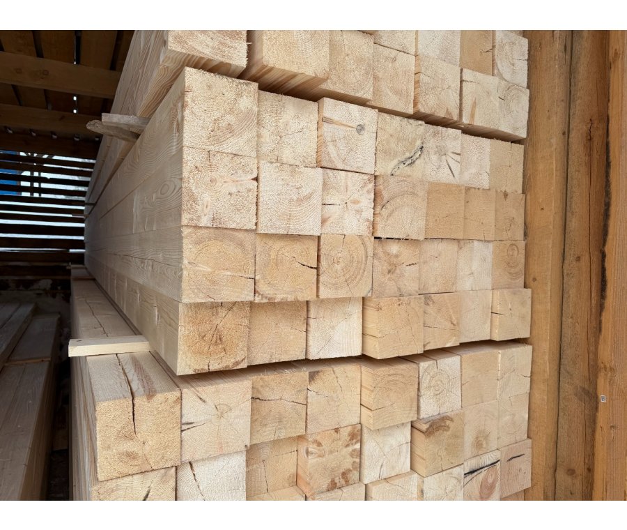 Брус строганный 150х150х6000 (140х140х6000)