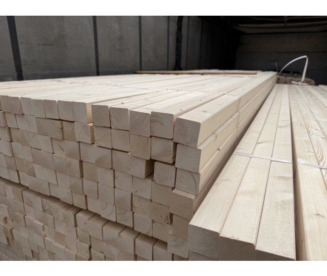 Брусок строганный 45х45х3000