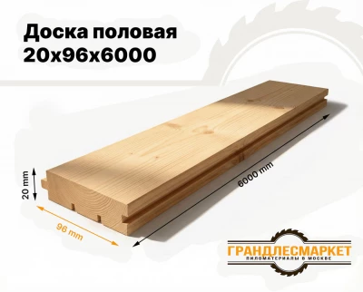фото Доска половая 20 мм