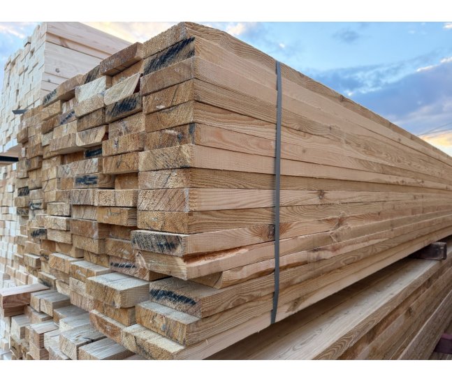 Доска обрезная лиственница 40х150х6000