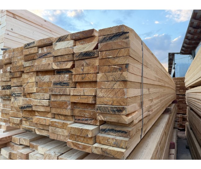 Доска обрезная лиственница 40х150х6000