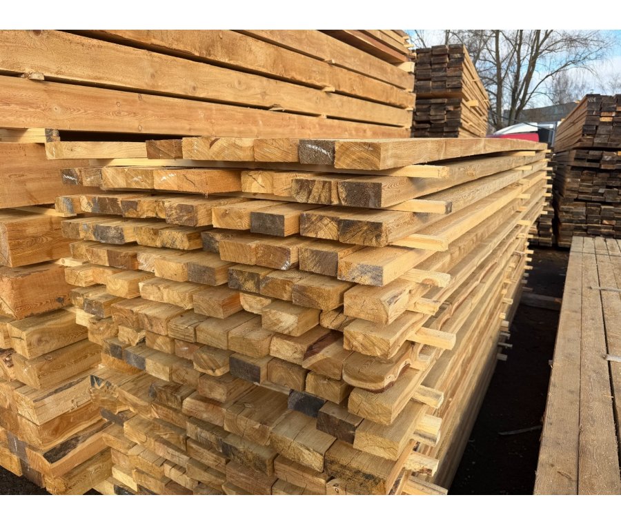 Доска обрезная лиственница 50х100х6000