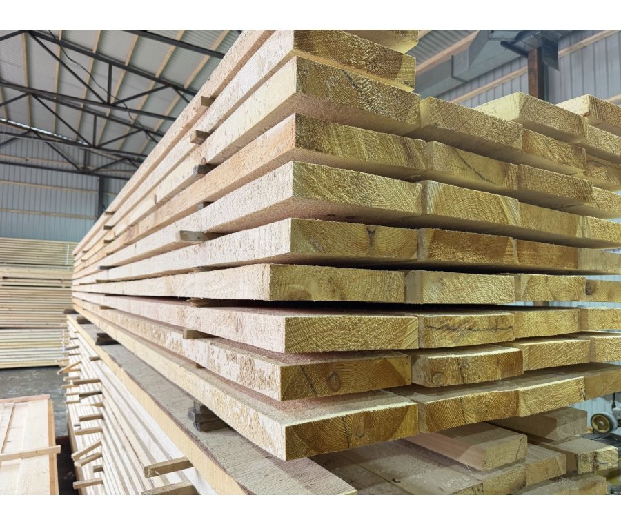 Доска обрезная 50х250х6000