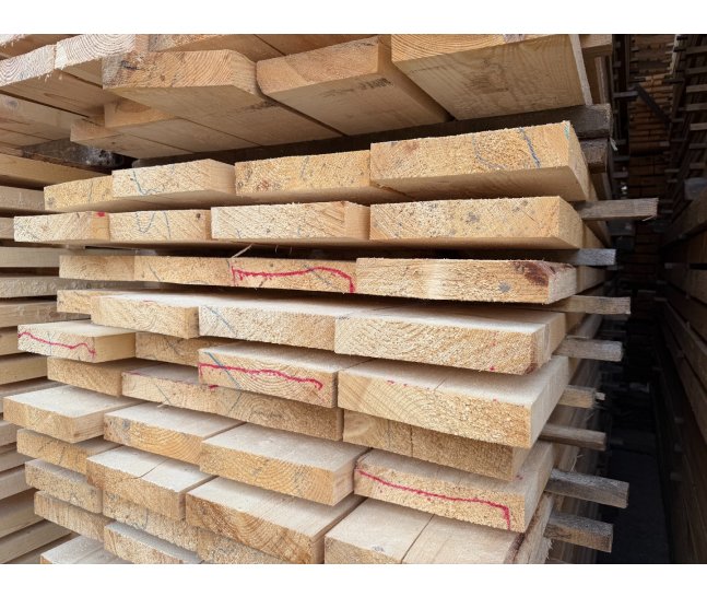 Доска обрезная 50х250х6000