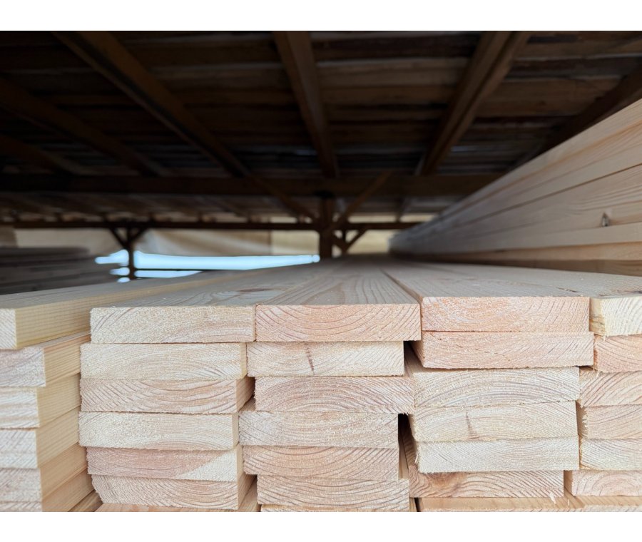 Доска сухая строганная 20х90х3000