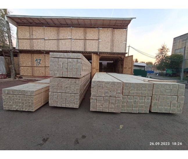 Клееный брус 100х150х6000