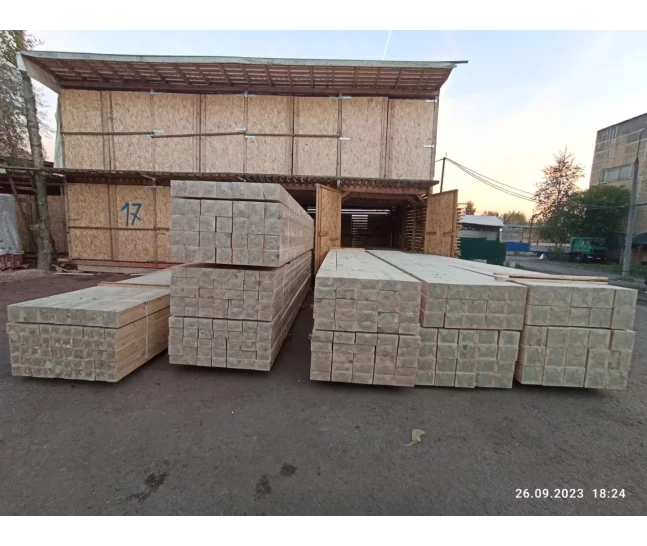 Клееный брус 100х150х6000