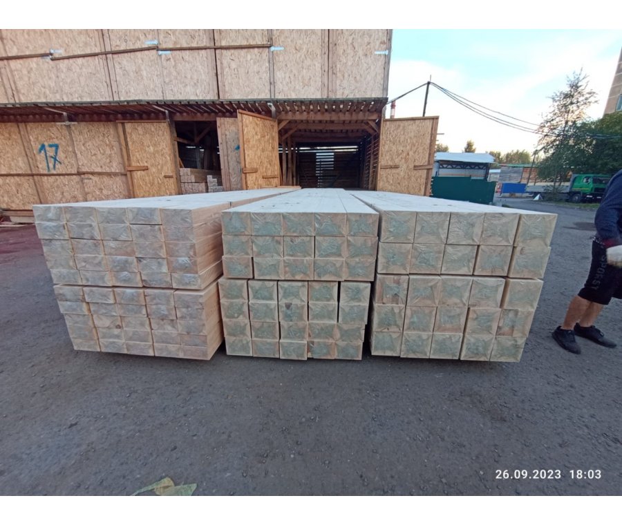 Клееный брус 200х200х6000