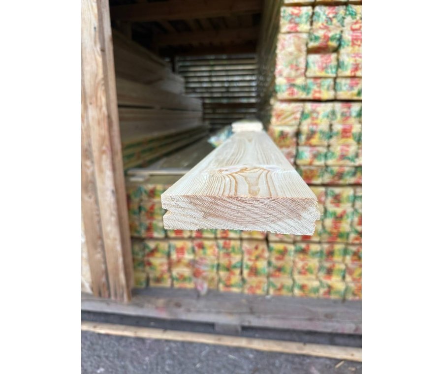 Доска шпунтованная 28х140х6000