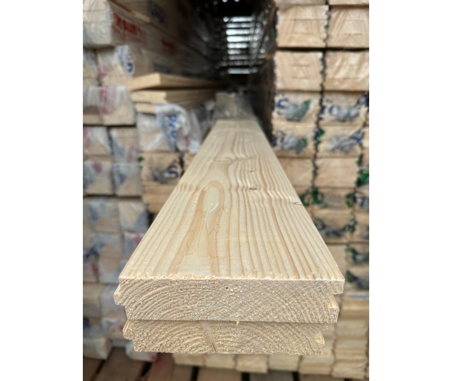 Доска шпунтованная 35х140х6000